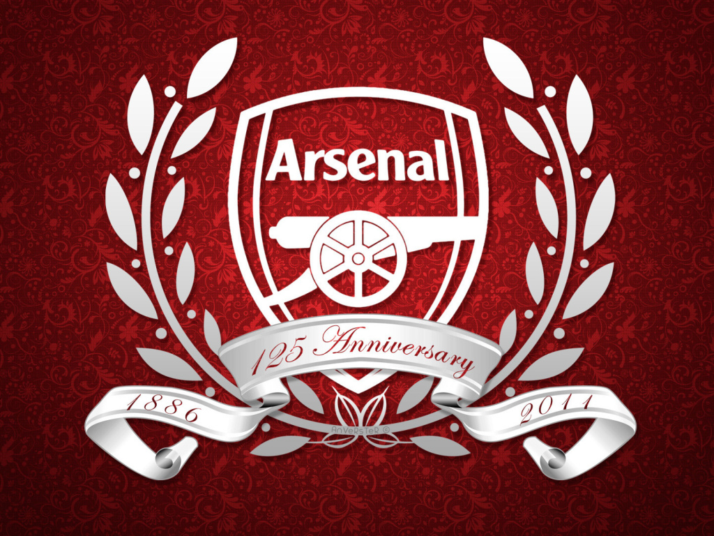 Sfondi Arsenal FC Emblem 1024x768