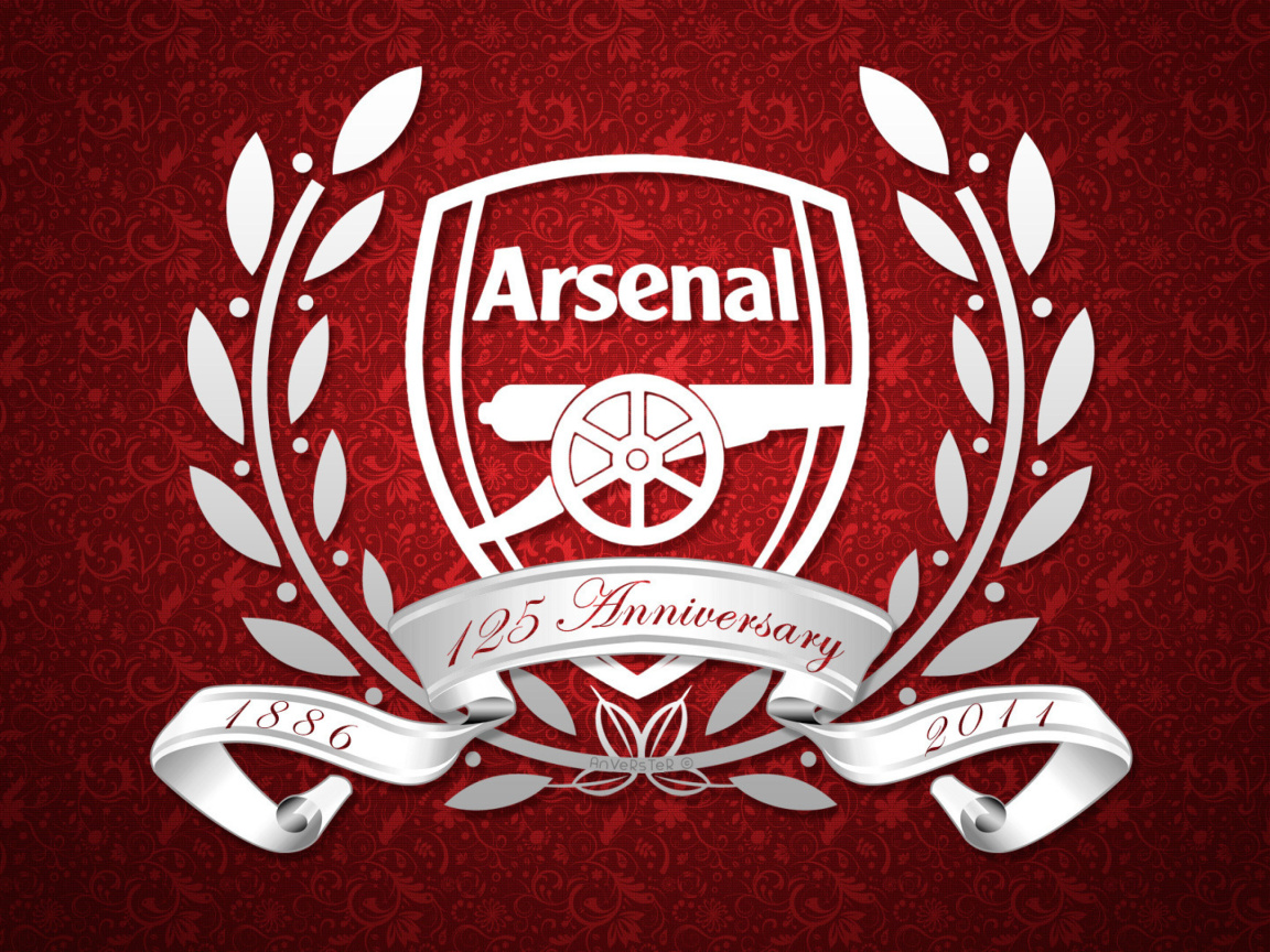 Das Arsenal FC Emblem Wallpaper 1152x864