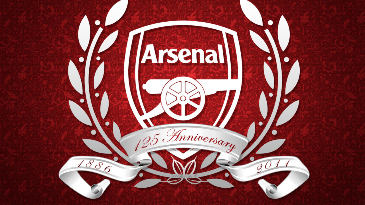Das Arsenal FC Emblem Wallpaper 1280x720
