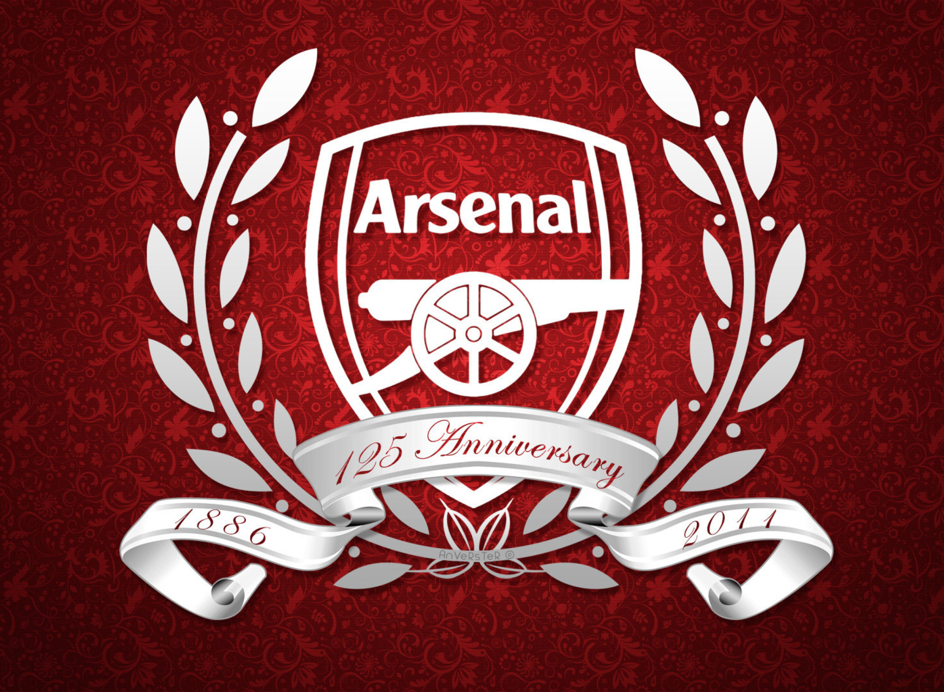 Das Arsenal FC Emblem Wallpaper 1920x1408