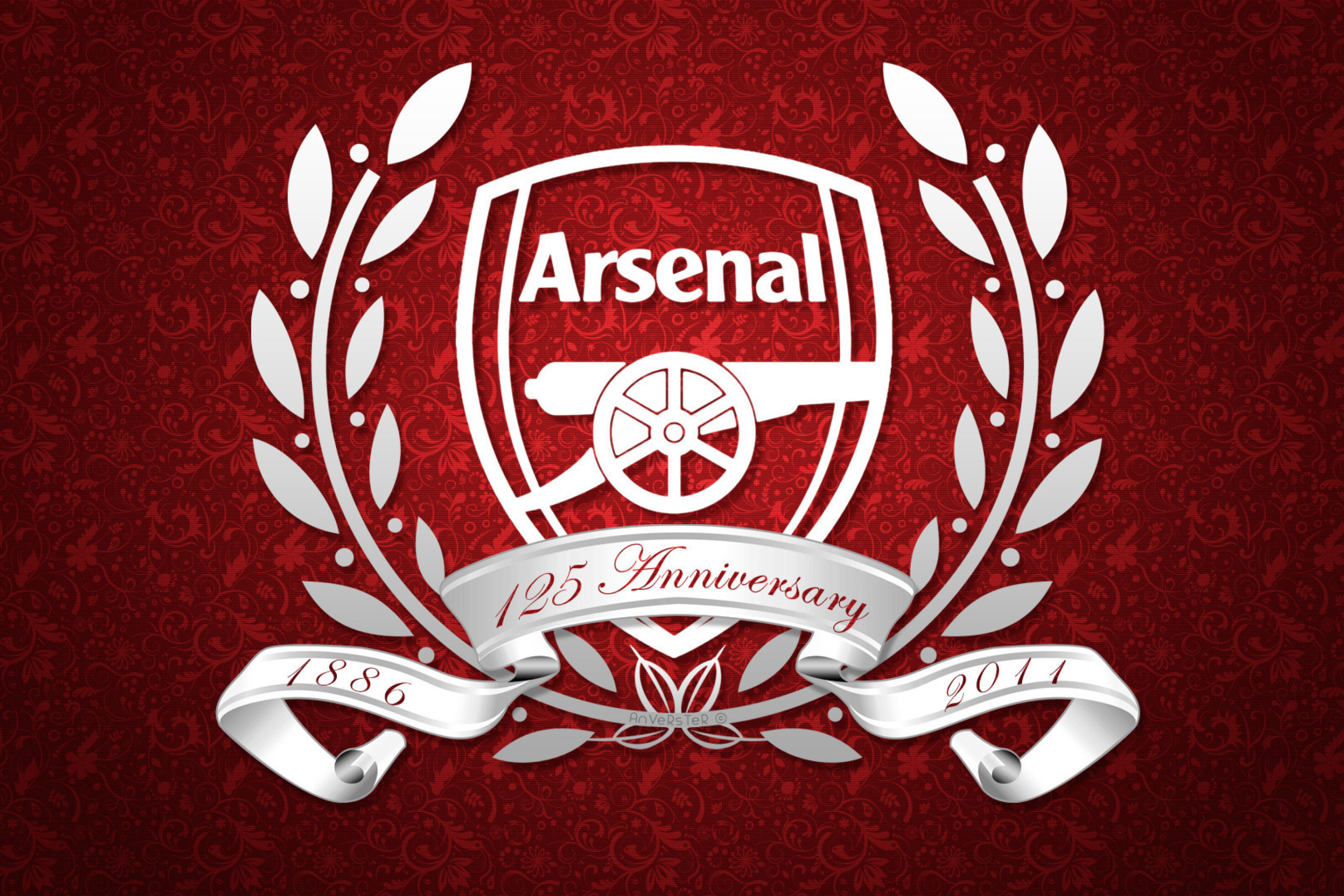 Das Arsenal FC Emblem Wallpaper 2880x1920