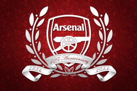 Das Arsenal FC Emblem Wallpaper 480x320