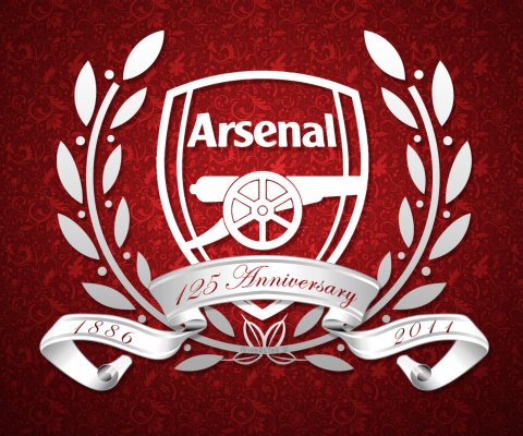 Das Arsenal FC Emblem Wallpaper 480x400