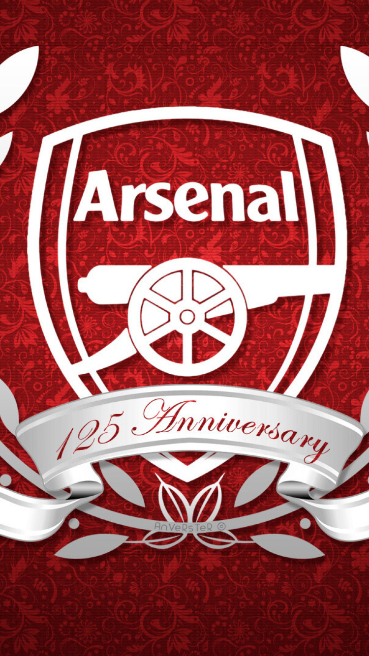 Fondo de pantalla Arsenal FC Emblem 750x1334