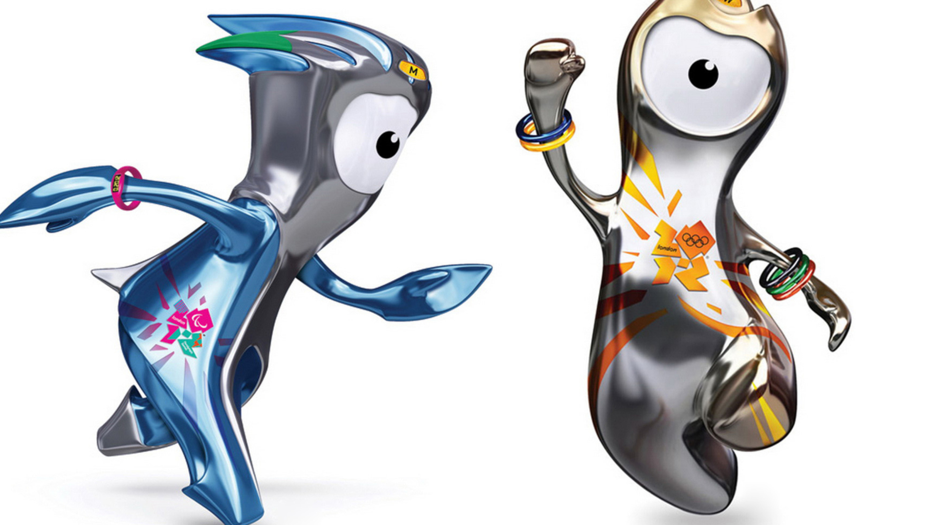 Wenlock and Mandevillelond 2012 Olympic Games wallpaper 1920x1080