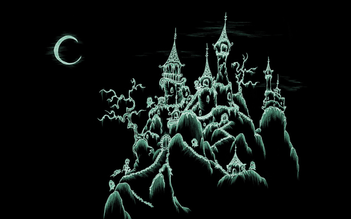 Screenshot №1 pro téma Halloween Art 1440x900