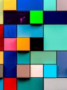 Colored squares wallpaper 132x176
