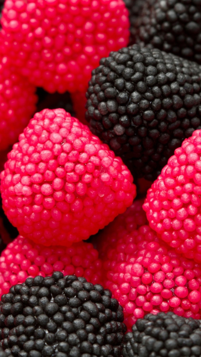 Sfondi Berry Jelly Sweets 640x1136