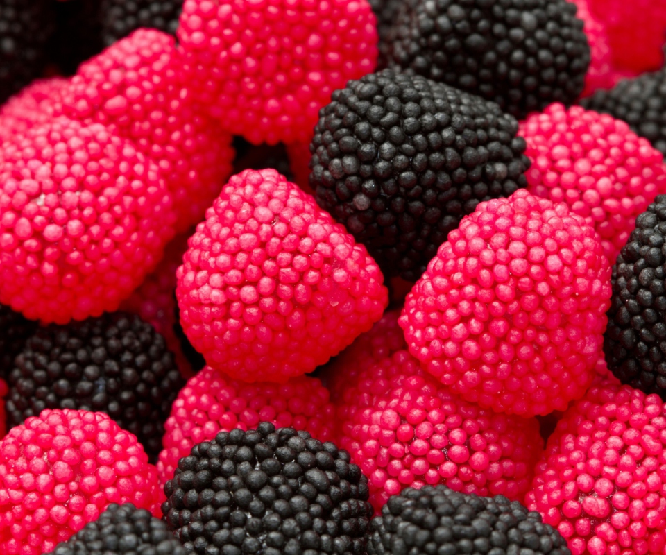 Berry Jelly Sweets wallpaper 960x800
