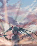 Screenshot №1 pro téma Vocaloid, Hatsune Miku 128x160