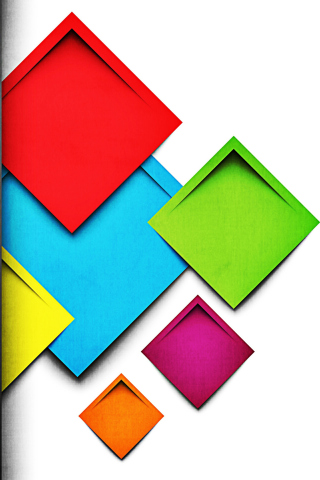 Coloured Abstract wallpaper 320x480