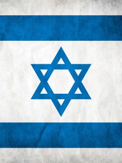 Обои Israel Flag 240x320