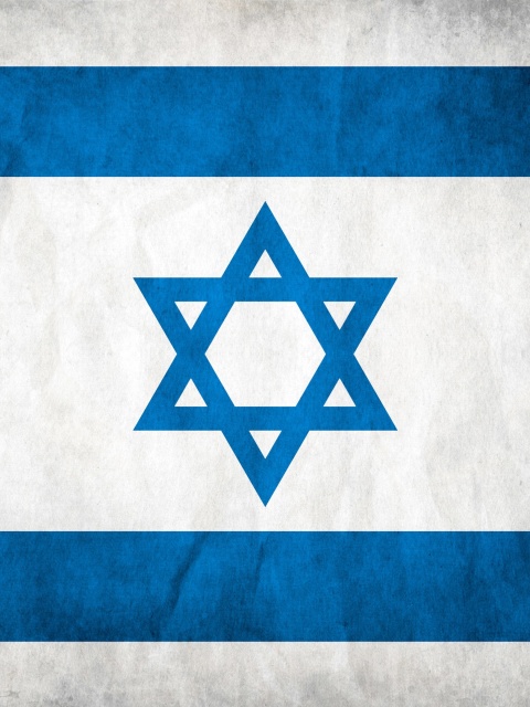 Обои Israel Flag 480x640