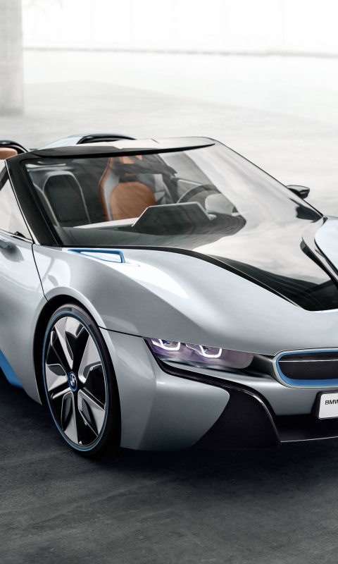 Sfondi BMW i8 Hybrid Coupe 480x800