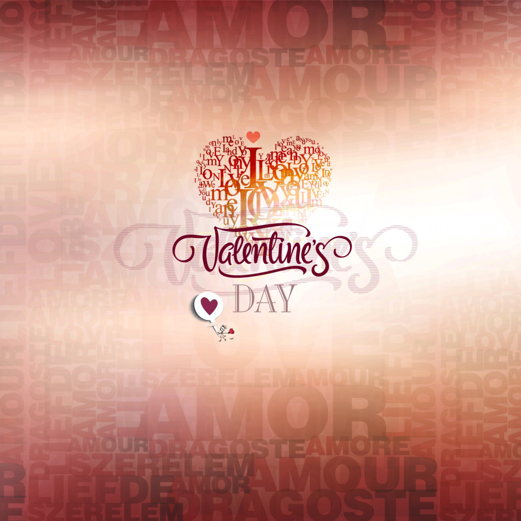 Das February 14 Valentines Day Wallpaper 1024x1024
