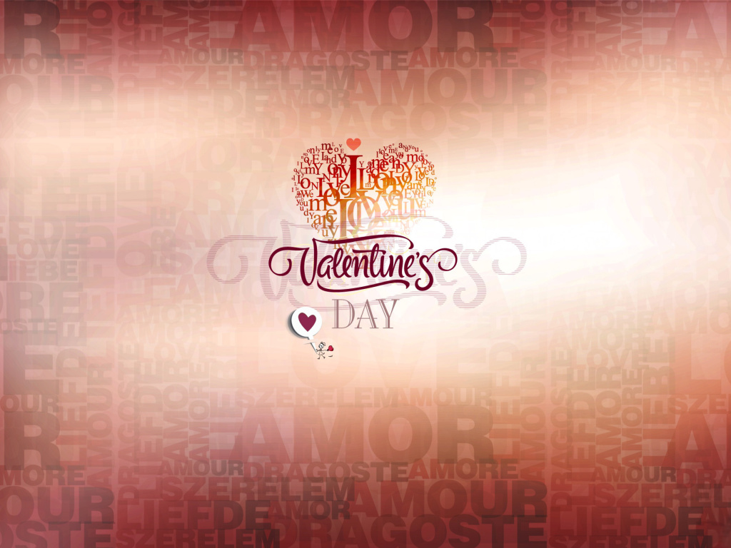 Fondo de pantalla February 14 Valentines Day 1024x768