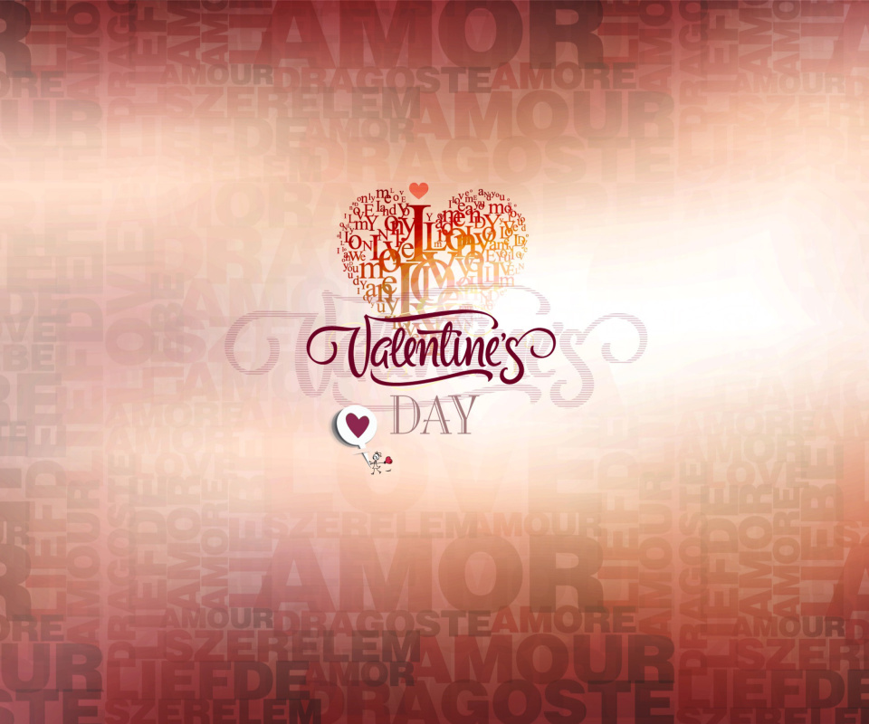 February 14 Valentines Day wallpaper 960x800