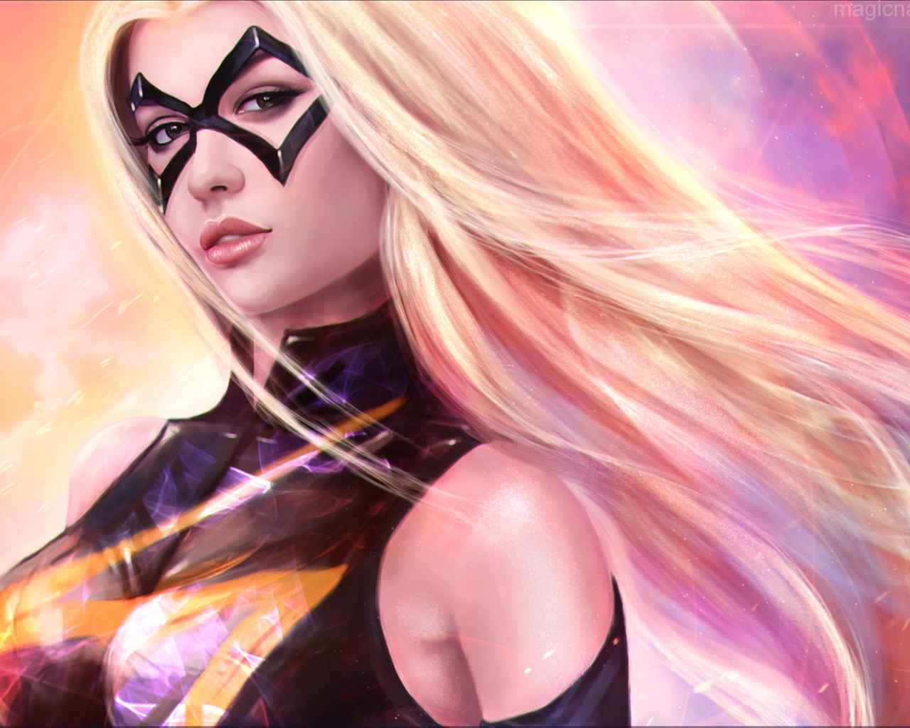 Das Marvel Girl Wallpaper 1280x1024