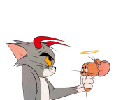 Das Tom and Jerry Wallpaper 176x144