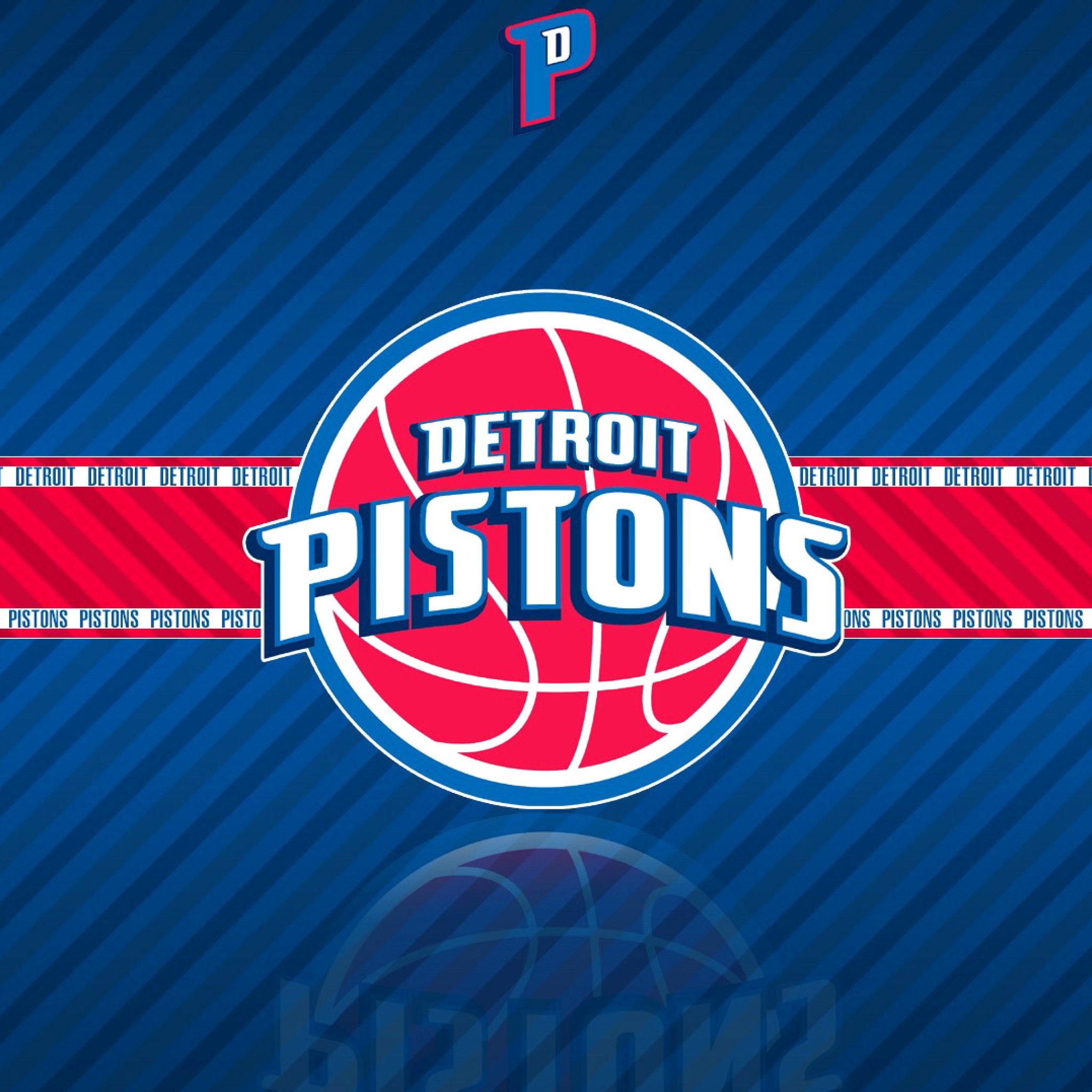 Screenshot №1 pro téma Detroit Pistons 2048x2048