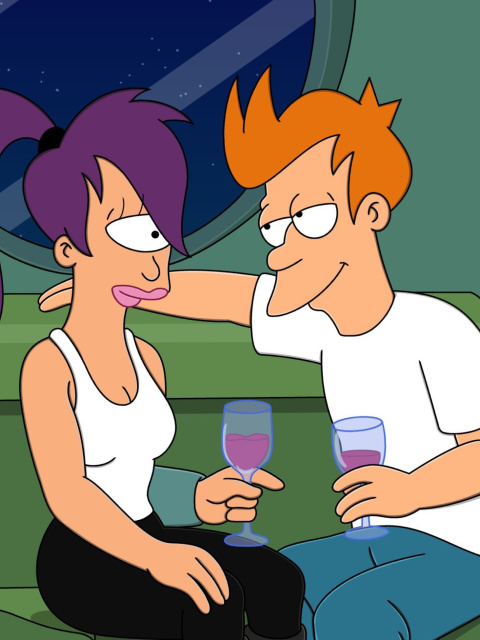 Sfondi Futurama Comics 480x640