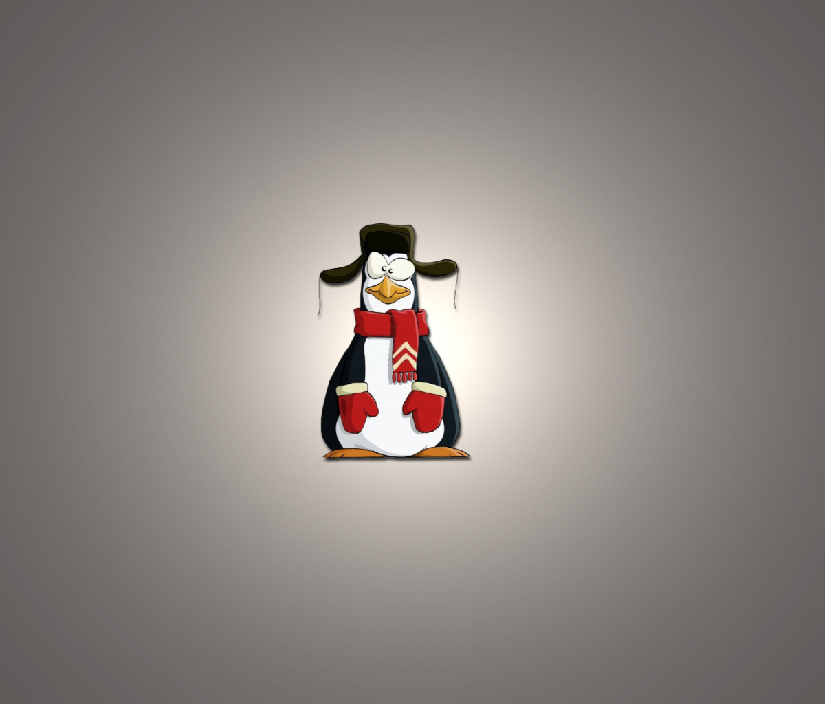 Fondo de pantalla Funny Penguin Illustration 1200x1024