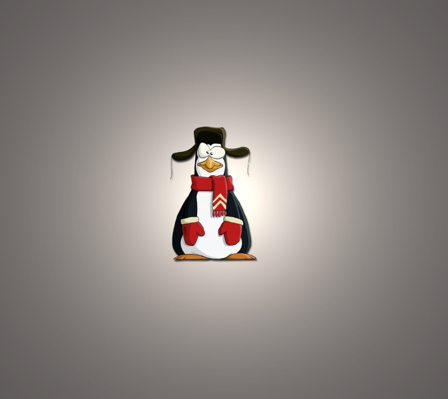 Fondo de pantalla Funny Penguin Illustration 1440x1280