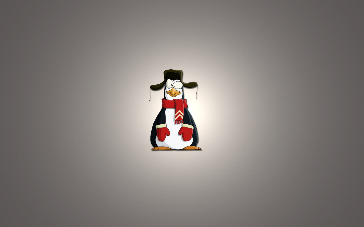 Funny Penguin Illustration wallpaper 1440x900