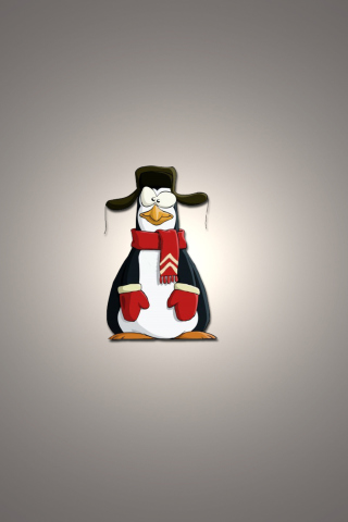 Funny Penguin Illustration screenshot #1 320x480