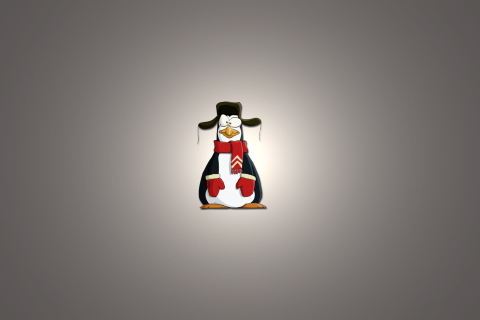 Funny Penguin Illustration screenshot #1 480x320