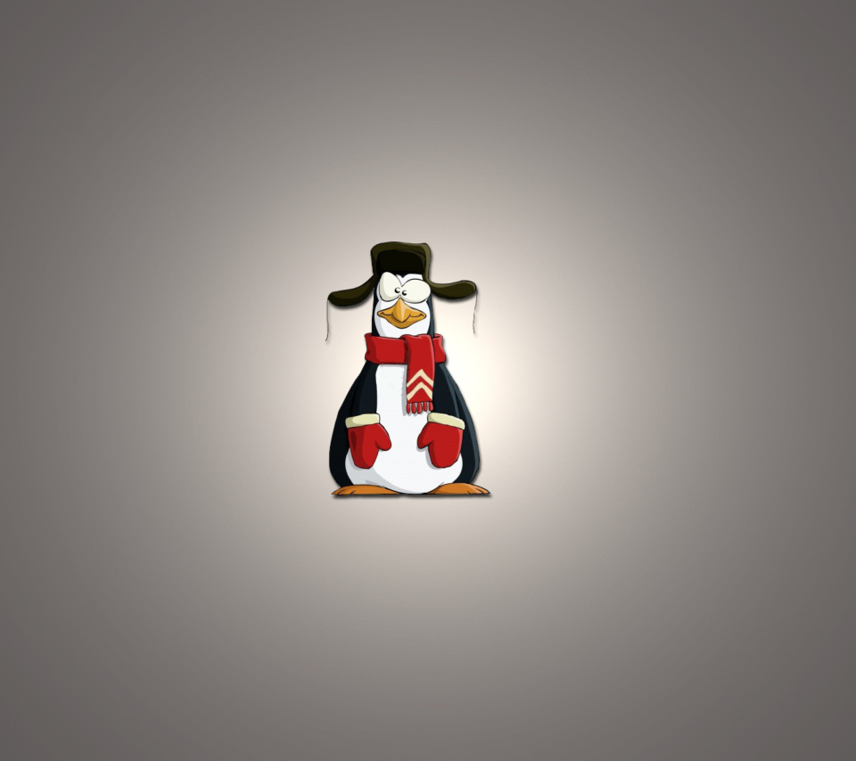 Fondo de pantalla Funny Penguin Illustration 960x854