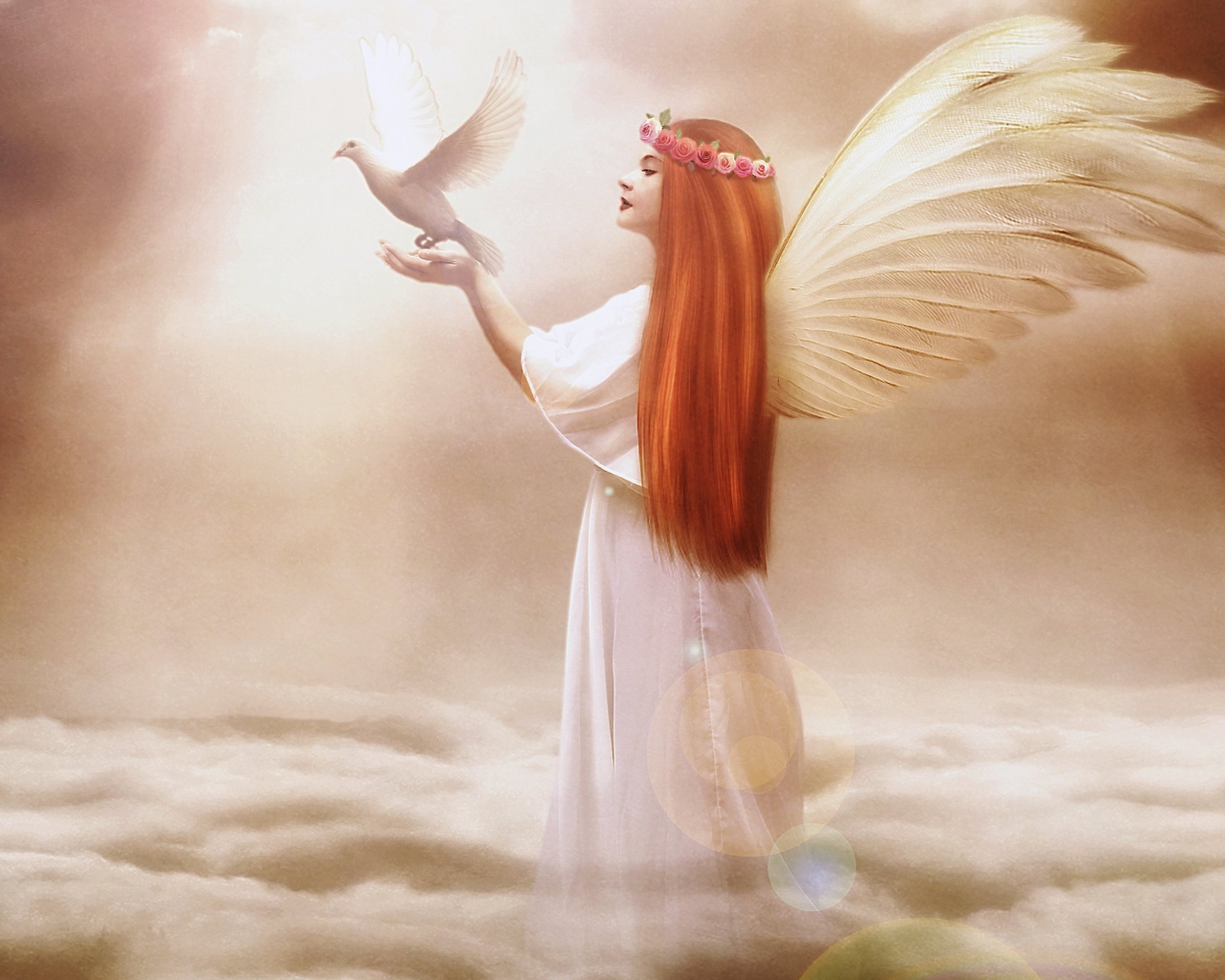 Sfondi Angel From Dream 1280x1024