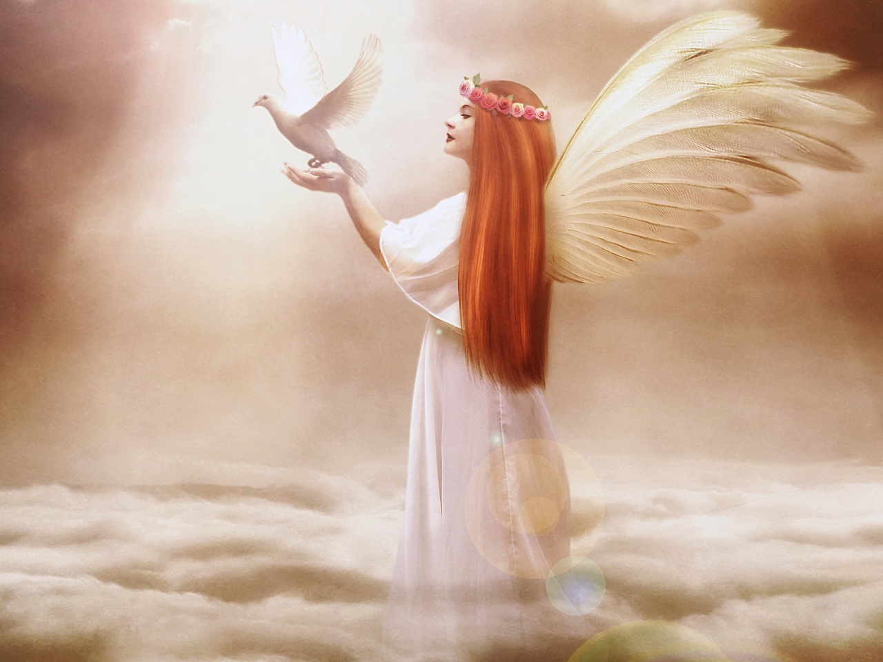 Angel From Dream wallpaper 1280x960