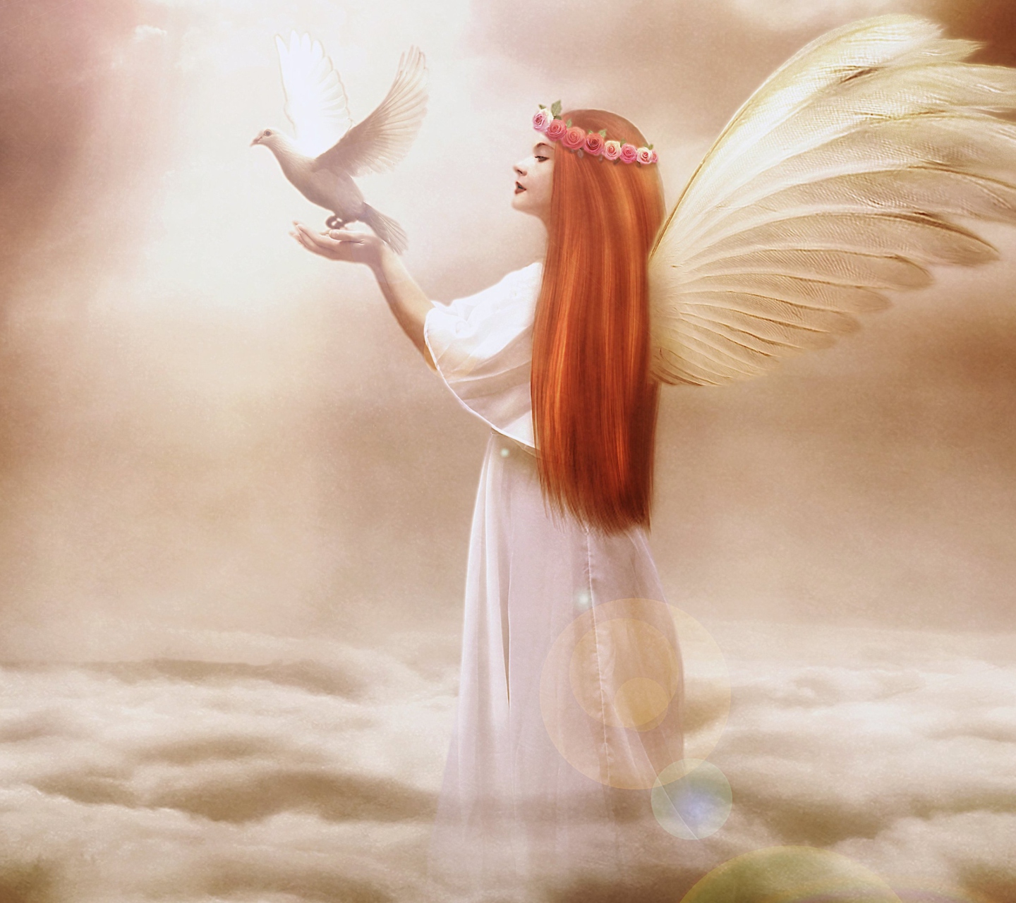 Das Angel From Dream Wallpaper 1440x1280