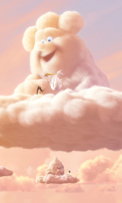 Partly Cloudy wallpaper 480x800