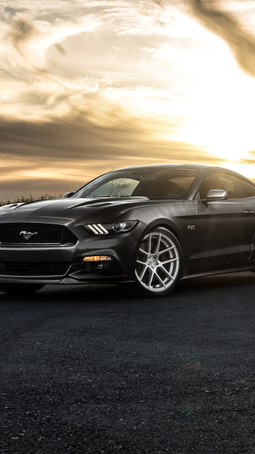 Sfondi Ford Mustang 2015 Avant 360x640