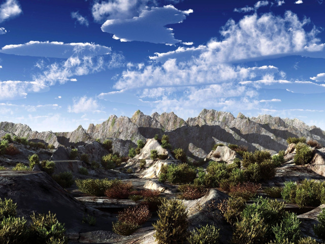 Das Majestic Landscape Wallpaper 640x480