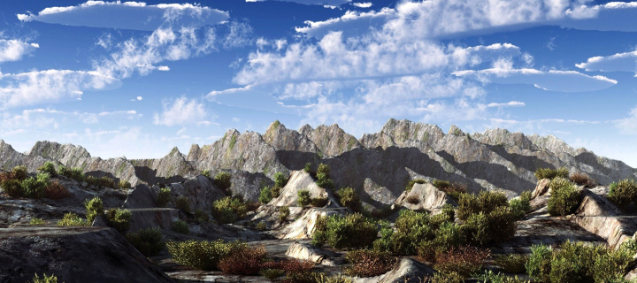 Majestic Landscape wallpaper 720x320