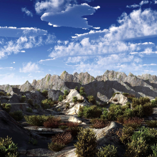 Kostenloses Majestic Landscape Wallpaper für iPad mini