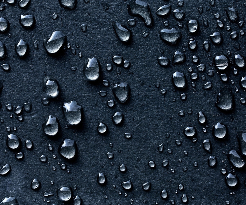 Das Water Drops Wallpaper 960x800