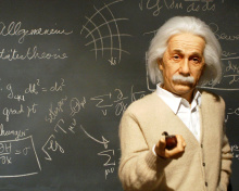 Einstein and Formula wallpaper 220x176