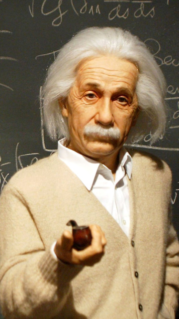 Fondo de pantalla Einstein and Formula 360x640