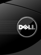 Обои Dell Black And White Logo 132x176