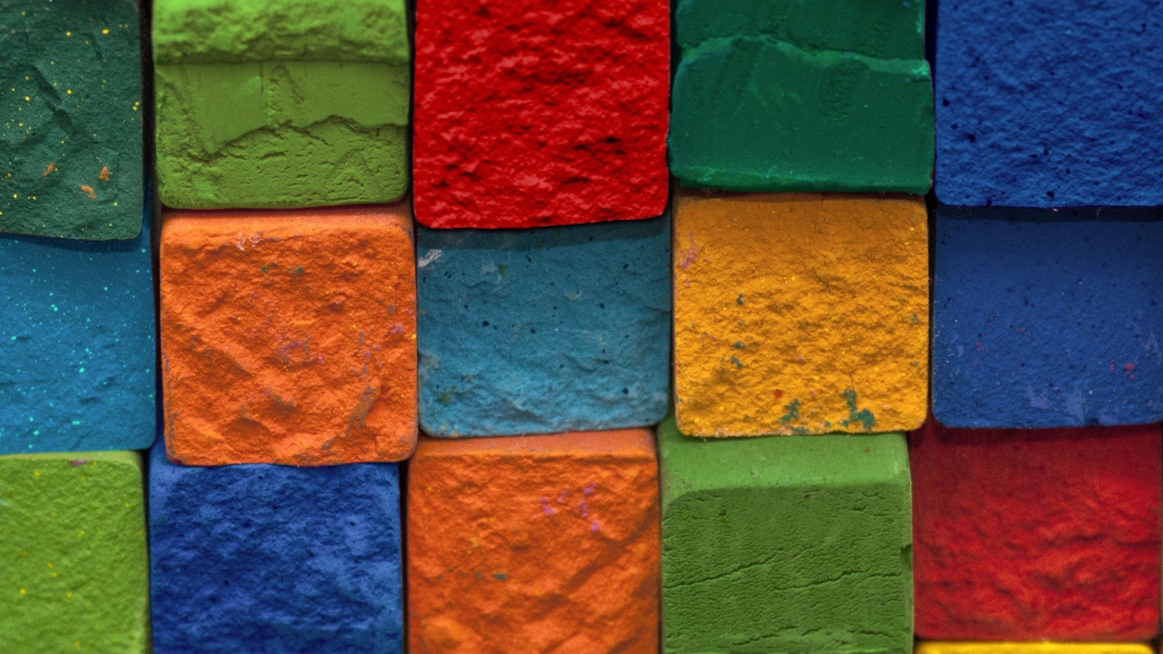 Sfondi Colorful Bricks 1280x720