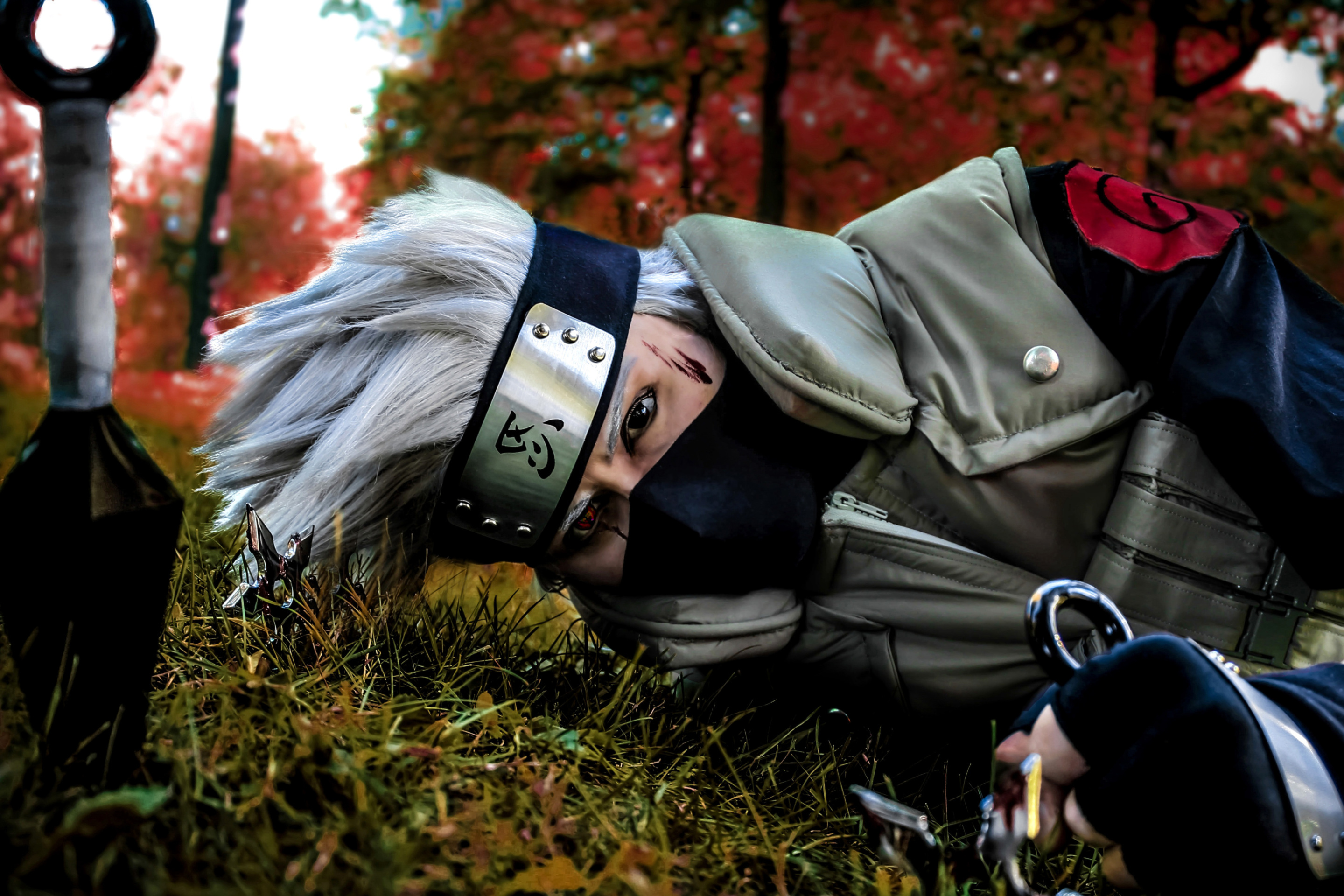 Fondo de pantalla Hatake Kakashi Cosplay Costume 2880x1920