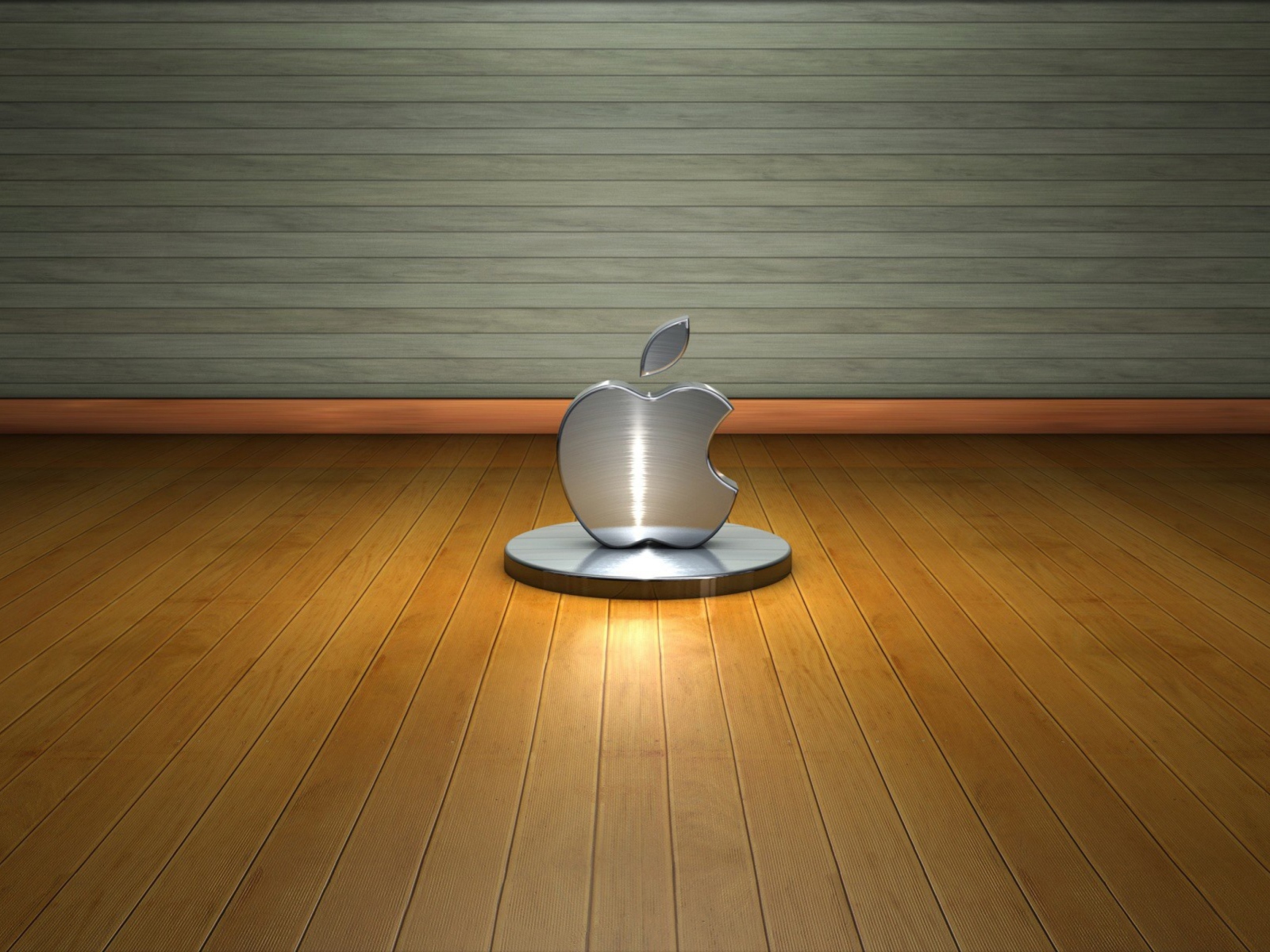 Metallic Apple Logo screenshot #1 1600x1200