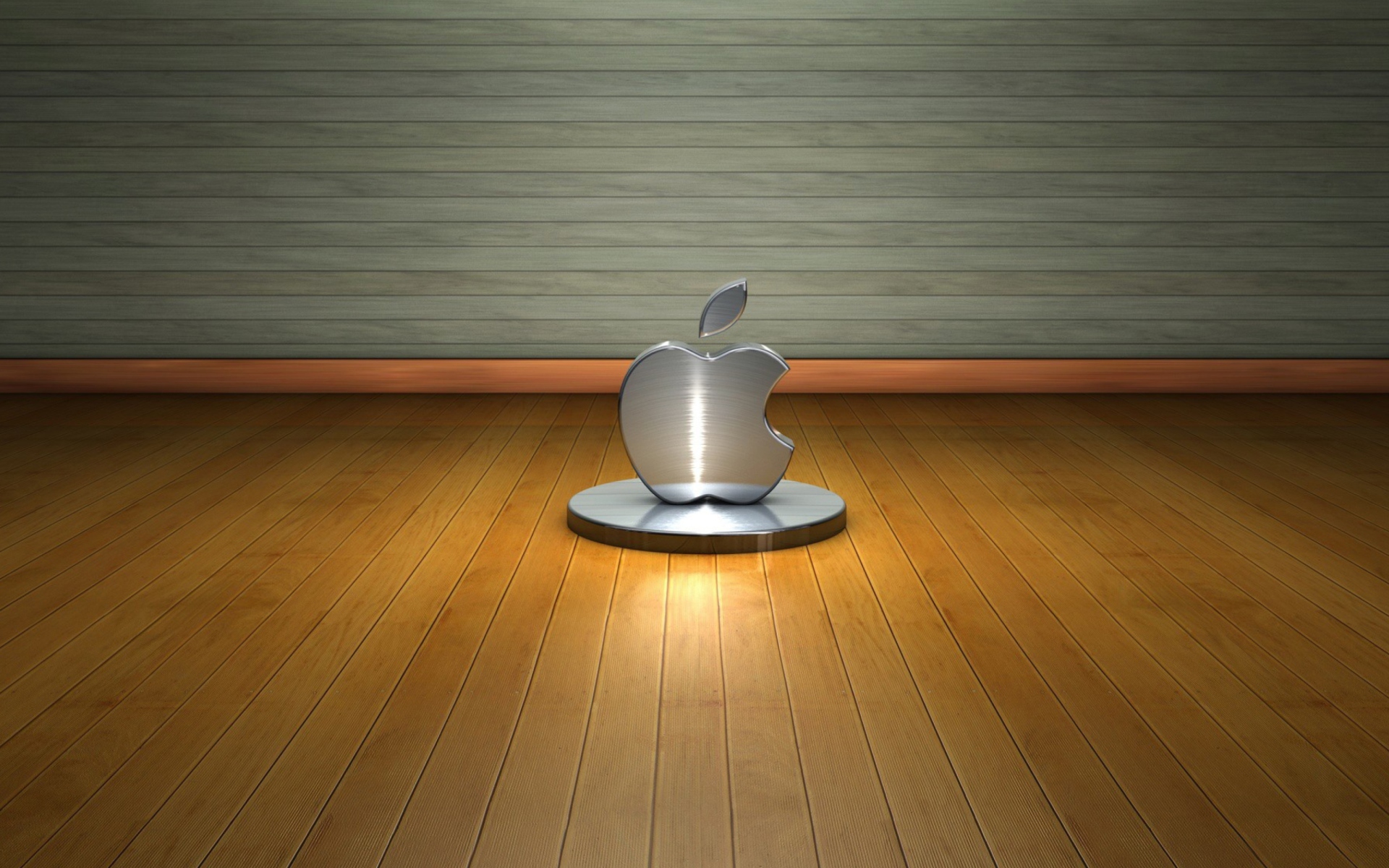 Metallic Apple Logo screenshot #1 1920x1200