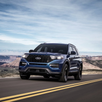 Sfondi 2020 Ford Explorer ST 208x208