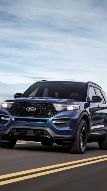 Das 2020 Ford Explorer ST Wallpaper 360x640