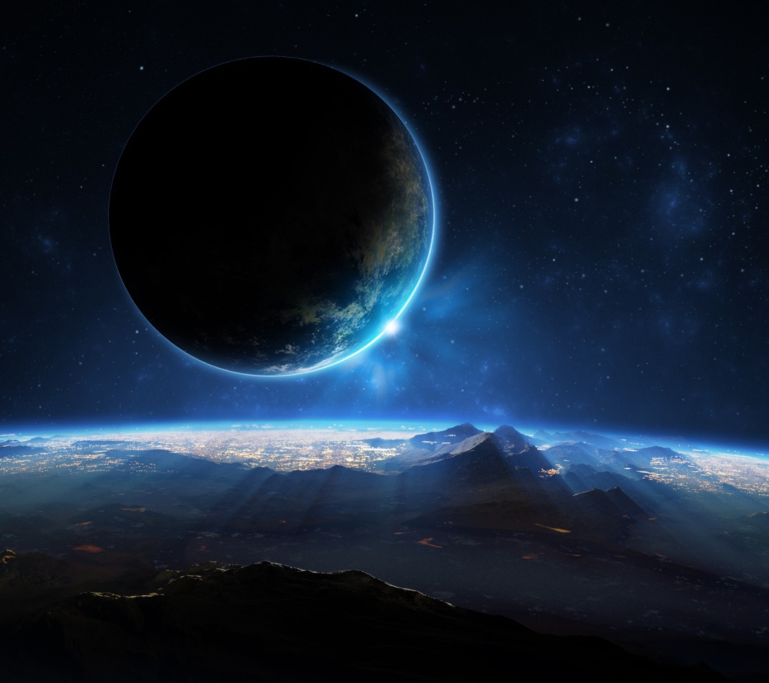 Distant Planet wallpaper 1080x960